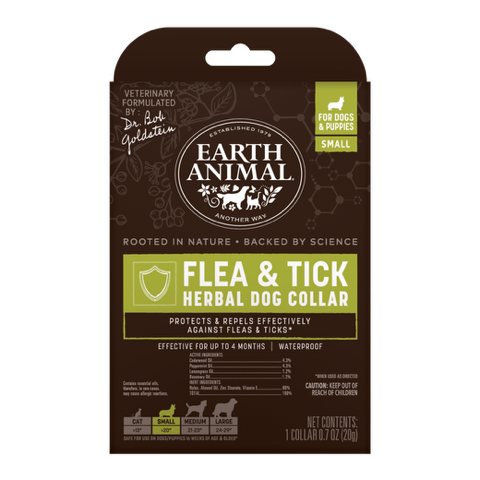 Earth Animal Apothecary Natural Flea & Tick Herbal Collar for Dogs & Puppies