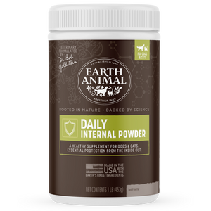 Earth Animal Apothecary Natural Flea & Tick Daily Internal Powder Supplement 1lb