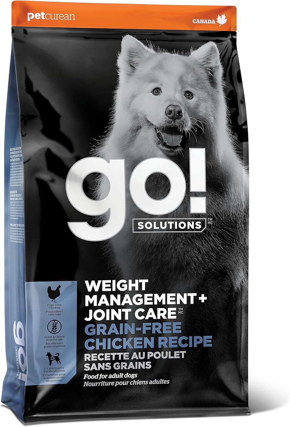 Petcurean Go! Solutions Weight Management & Joint Care Grain Free Chicken