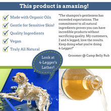 Load image into Gallery viewer, 4-Legger Unscented Hypoallergenic Dog Shampoo with Aloe