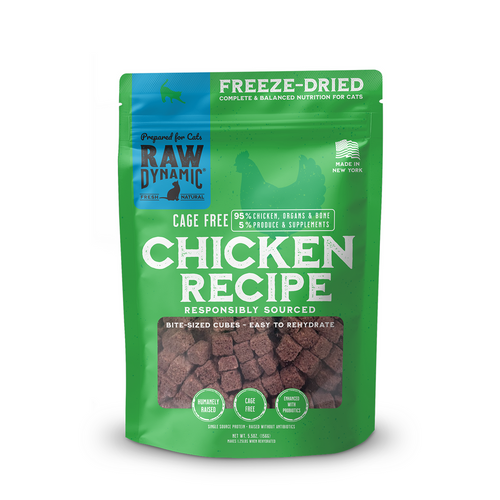 Raw Dynamic Freeze Dried Raw Chicken Formula for Cats