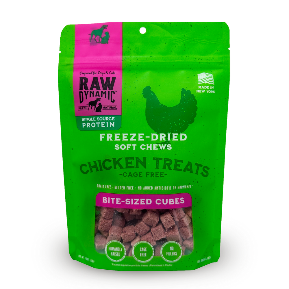Raw Dynamic Freeze Dried Treats Flavor: Chicken