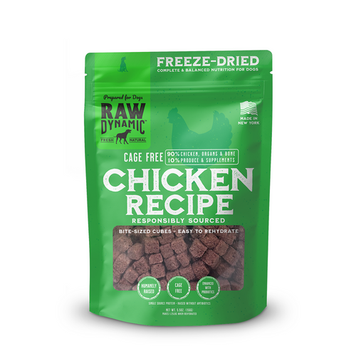 Raw Dynamic Freeze Dried Raw Chicken Formula for Dogs