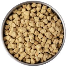 Load image into Gallery viewer, Bowl of Kibble in the Raw Chicken Recipe dog food, featuring freeze-dried bite-sized kibble.
