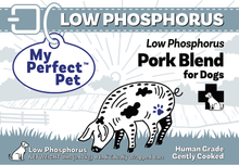 Load image into Gallery viewer, My Perfect Pet Low Phosphorus Pork Blend 4lb