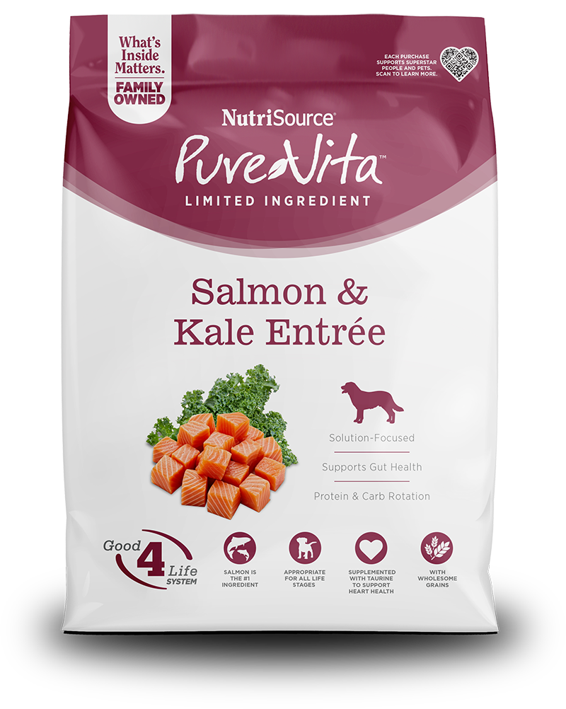 Pure Vita Salmon & Kale for Dogs