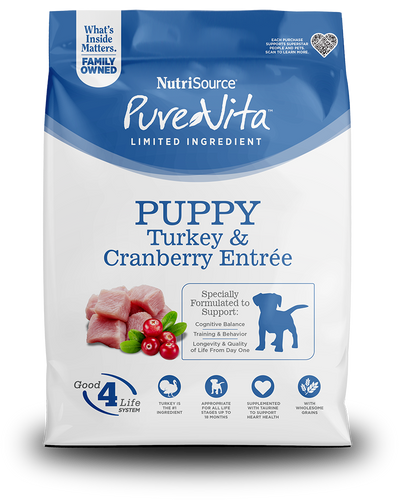 Pure Vita Turkey & Cranberry for Puppy