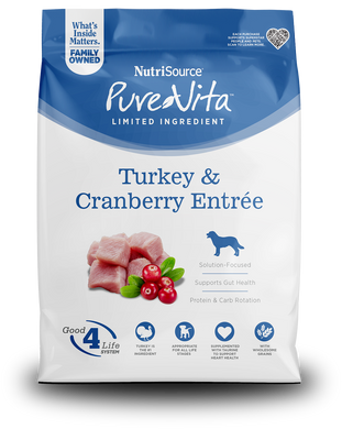 Pure Vita Turkey & Cranberry for Dogs