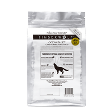 Load image into Gallery viewer, Timberwolf Salmon Ocean Blue Legend for Dogs packaging featuring healthy nutrition for optimal dog care.