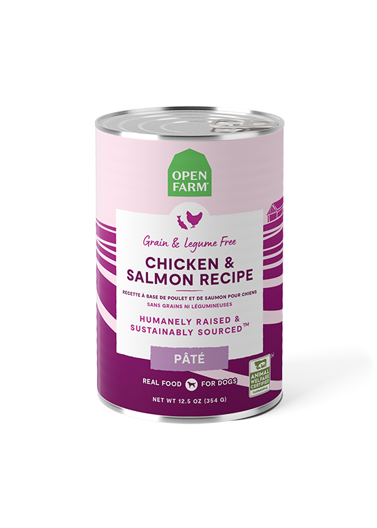 Open Farm Chicken & Salmon Pâté for Dogs 12.5oz