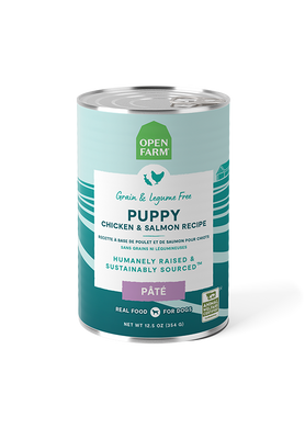 Open Farm Puppy Chicken & Salmon Pâté for Dogs 12.5oz