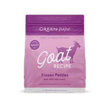 Load image into Gallery viewer, Green Juju Frozen Raw Goat, limited-ingredient diet for dogs, grass-fed goat, organ-rich formula, complete and balanced nutrition.