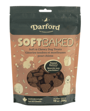 Load image into Gallery viewer, Darford Soft Baked Biscuits for dogs, featuring soft baked dog biscuits made with organic ingredients and peanut butter.
