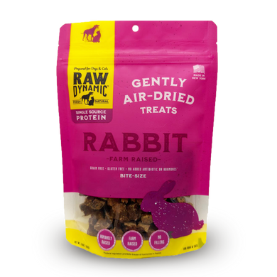 Pet food delivery in Bakersfield - Gently Air Dried Treats Flavor: Rabbit