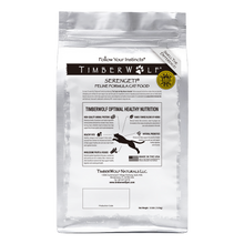 Load image into Gallery viewer, Timberwolf Serengeti Chicken for Cats grain-free feline formula cat food packaging.