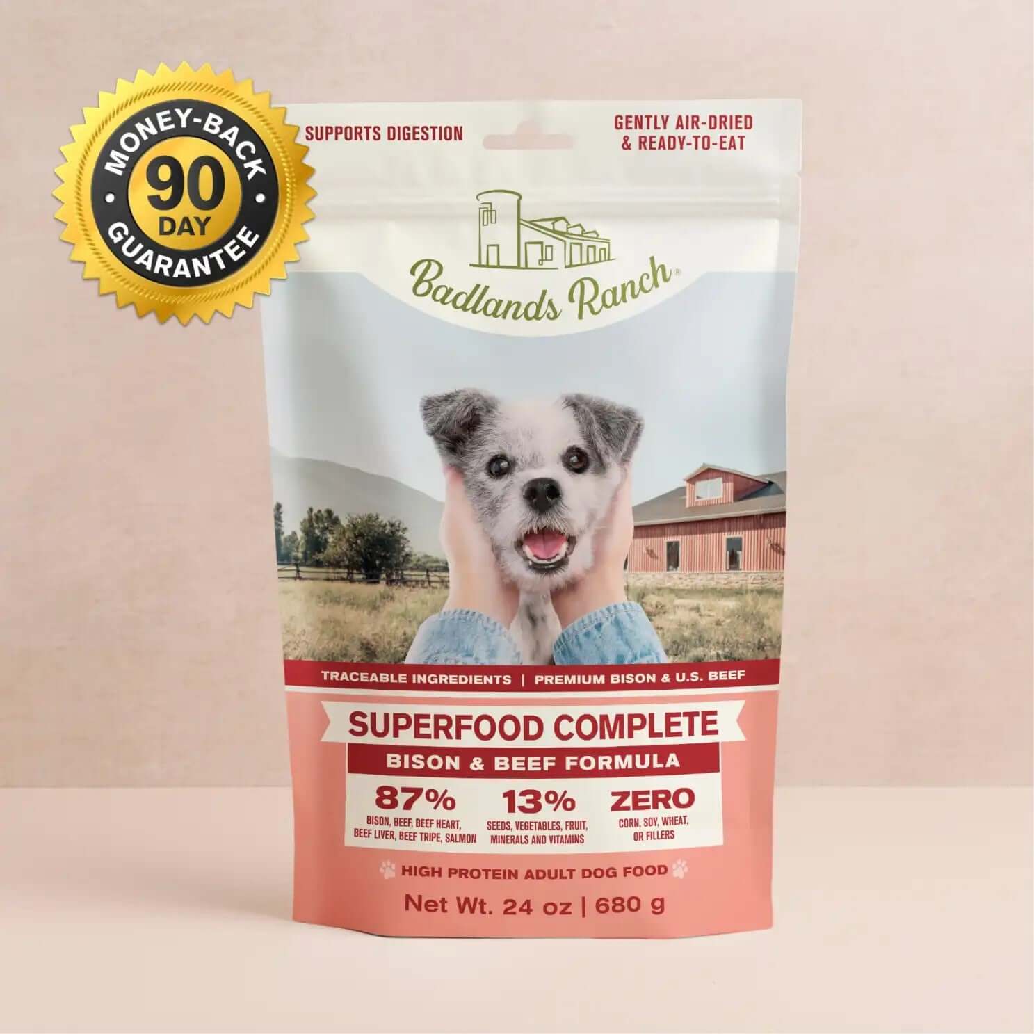 Badlands Ranch Air Dried Superfood Complete Bison & Beef