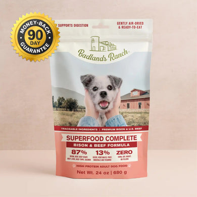 Badlands Ranch Air Dried Superfood Complete Bison & Beef