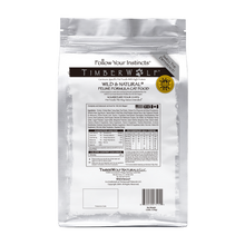 Load image into Gallery viewer, Timberwolf Wild &amp; Natural Chicken for Cats packaging, featuring ingredients and nutritional information for feline diet.