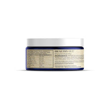 Load image into Gallery viewer, Adored Beast Apothecary Healthy Gut supplement for pets in a jar with nutritional information.