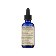 Load image into Gallery viewer, Adored Beast Apothecary liver tonic for pets in a blue bottle with dropper, featuring product facts label.