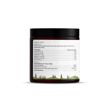 Load image into Gallery viewer, Label on Adored Beast Apothecary Soil &amp; Sea jar highlighting functional prebiotics and dosage instructions.