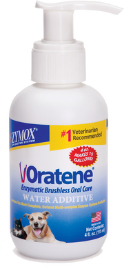 Zymox Oratene Enzymatic Brushless Water Additive 4oz