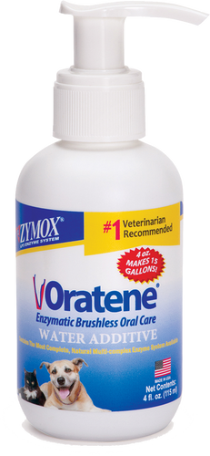 Zymox Oratene Enzymatic Brushless Water Additive 4oz