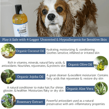 Load image into Gallery viewer, 4-Legger Unscented Hypoallergenic Dog Shampoo with Aloe