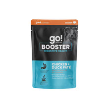 Load image into Gallery viewer, Go! Dog Booster Pouches 2.8oz Chicken + Duck Pâté for digestive health, perfect for meal topping.