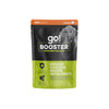 Go! Dog Booster Pouches 2.8oz with minced chicken and gravy for immune health, perfect meal topper for dogs.
