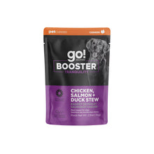 Load image into Gallery viewer, Go! Dog Booster Pouches 2.8oz with Chicken, Salmon + Duck Stew for dogs, ideal meal topper and enhancer.