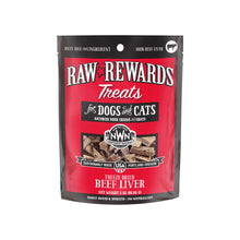 Load image into Gallery viewer, Northwest Naturals Freeze Dried Treats packaging featuring raw beef liver for dogs and cats.