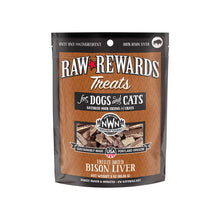 Load image into Gallery viewer, Northwest Naturals Freeze Dried Treats package featuring freeze-dried bison liver for dogs and cats.
