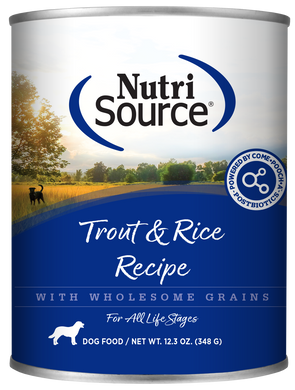 NutriSource Trout & Rice Dog