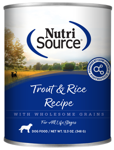 NutriSource Trout & Rice Dog