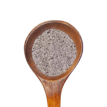 Load image into Gallery viewer, Wooden spoon filled with Fido's Flora for pets probiotic powder, designed for dog health.