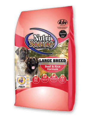 NutriSource Large Breed for Dogs Beef & Rice