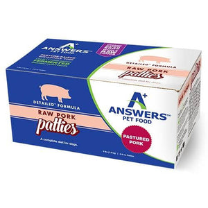 Answers Pet Detailed Raw Pork - Bakersfield Pet Food Delivery