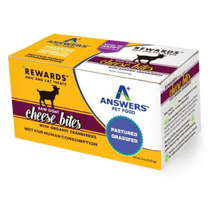 Answers Pet Raw Goat Cheese 8oz (approx. 36 pieces)