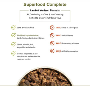 Badlands Ranch Air Dried Superfood Complete Lamb/Venison