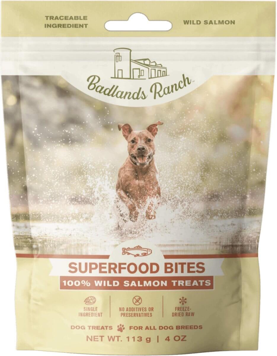 Badlands Ranch Freeze Dried Bites 100% Salmon 4oz