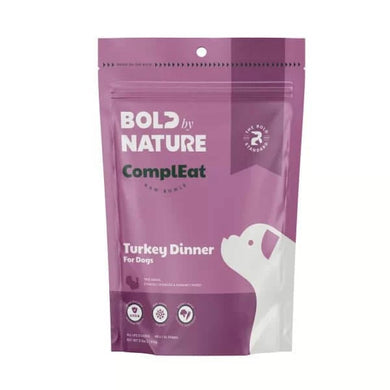 Bold By Nature ComplEat Raw Bowls Turkey Dinner for Dogs
