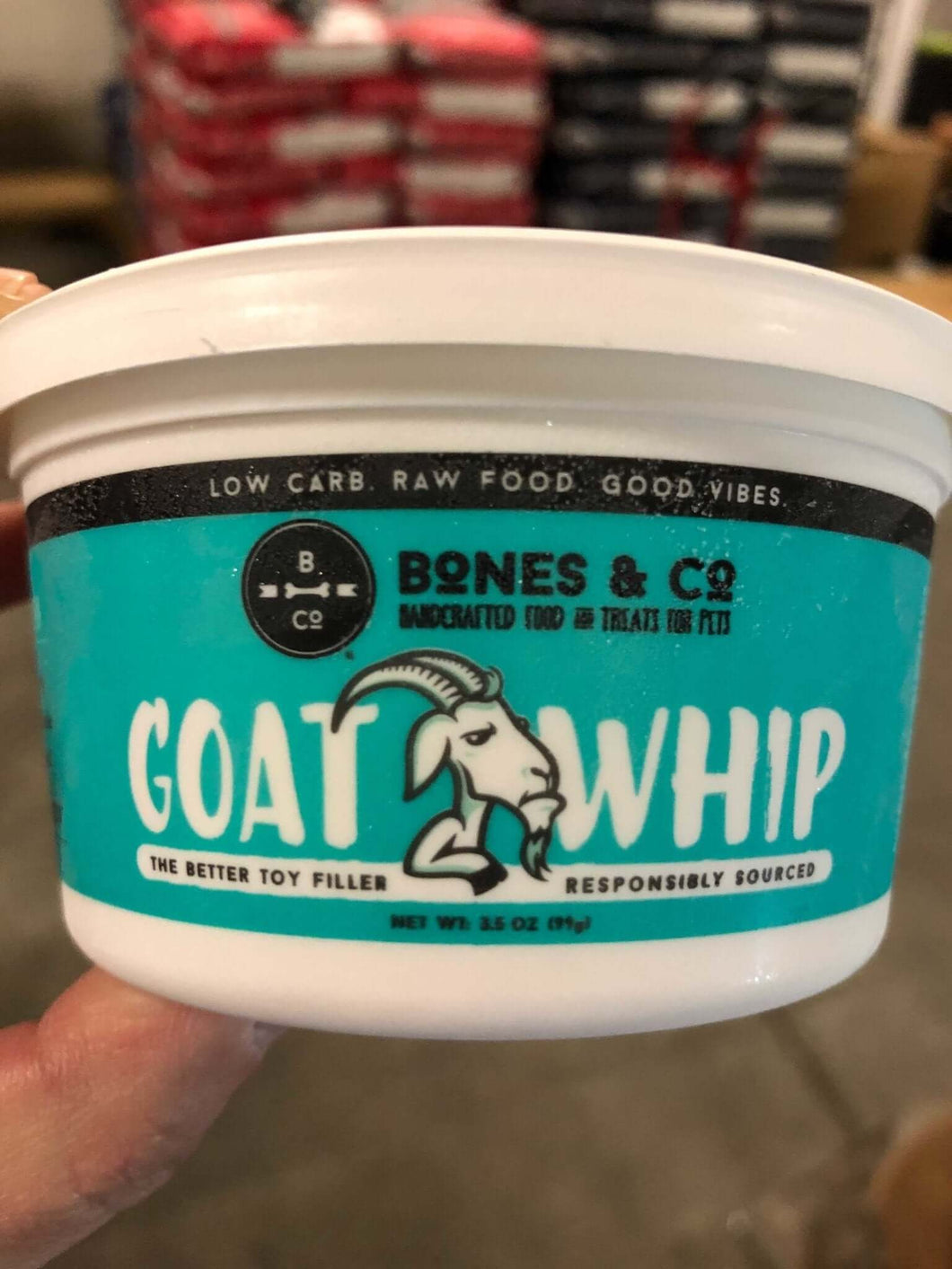 Bones & Co Goat Whip - Bakersfield Pet Food Delivery