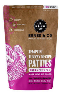 Bones & Co Temptin' Turkey Recipe - Bakersfield Pet Food Delivery