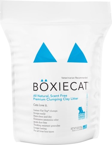 Boxiecat Scent-free Premium Clumping Clay Cat Litter - Bakersfield Pet Food Delivery