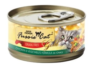 Fussie Cat Super Premium Chicken and Vegetables Formula In Gravy 2.8oz