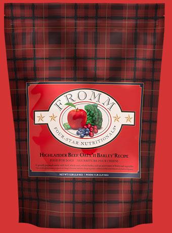 Fromm Four-Star Highlander Beef Oats & Barley for Dogs - Bakersfield Pet Food Delivery