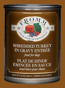 Fromm Four-Star Shredded Turkey Entree 12oz - Bakersfield Pet Food Delivery