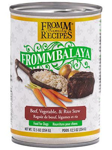 Fromm Frommbalaya Beef, Vegetable, & Rice Stew 12oz - Bakersfield Pet Food Delivery