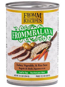 Fromm Frommbalaya Turkey, Vegetable, & Rice Stew 12oz - Bakersfield Pet Food Delivery